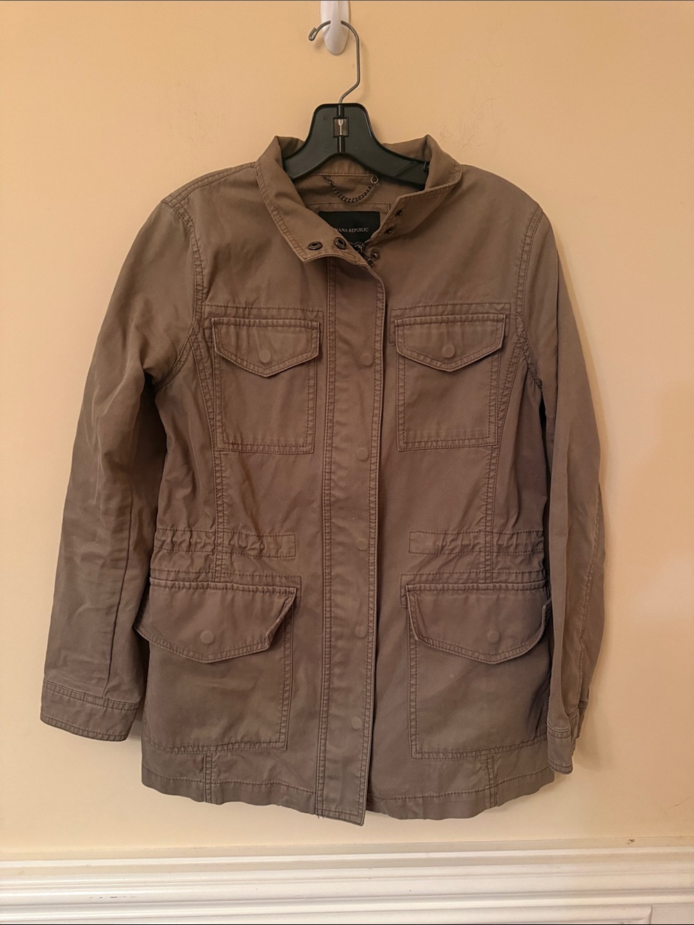 Banana Republic Olive Utility Jacket‎ Size Small